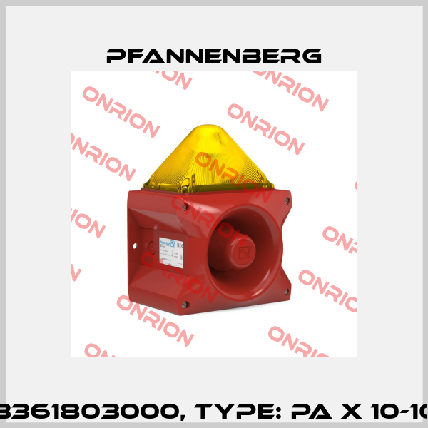 Art.No. 23361803000, Type: PA X 10-10 24 DC GE Pfannenberg
