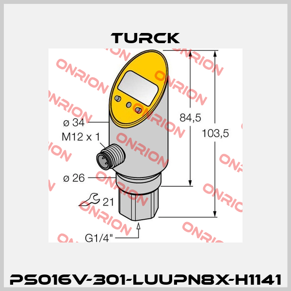 PS016V-301-LUUPN8X-H1141 Turck
