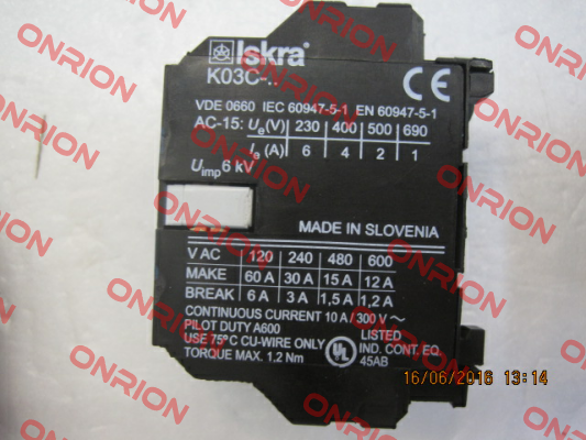 K03C-22 24V Fanal