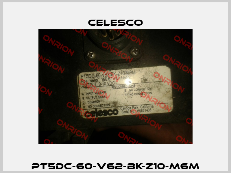 PT5DC-60-V62-BK-Z10-M6M Celesco