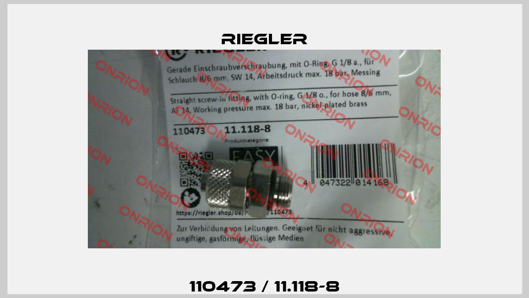 110473 / 11.118-8 Riegler