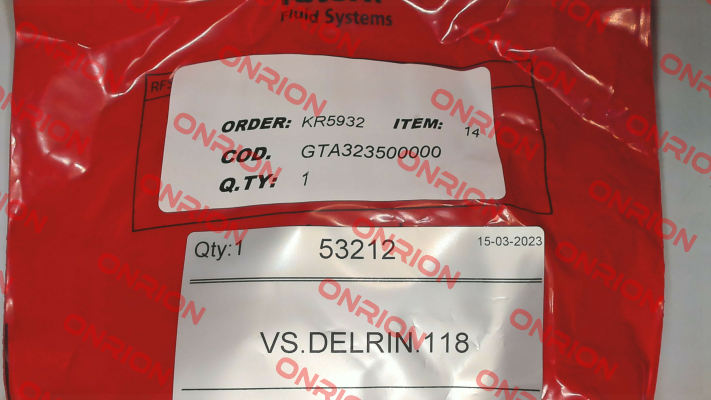 53212 | VS.DELRIN.118 GT Attuatori